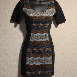 Tribal/Aztec mini dress sz Small